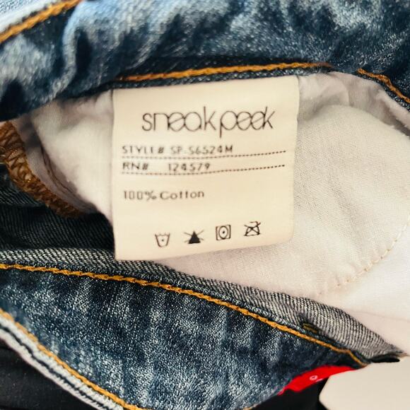 Akira Chicago Red Label Distressed Denim Shorts M - Picture 7 of 9